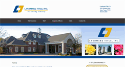 Desktop Screenshot of lmarktitle.com